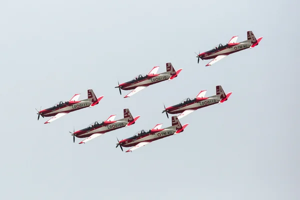 Malaiisches Kunstflugteam — Stockfoto