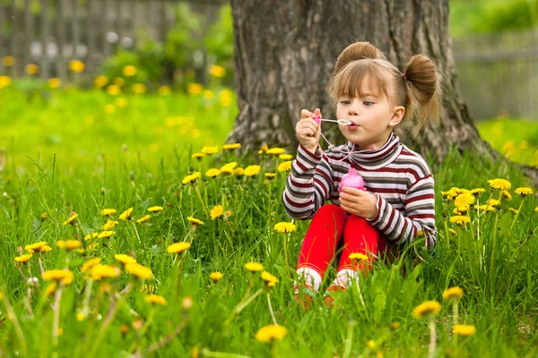 Fünfjähriges Mädchen — Stockfoto