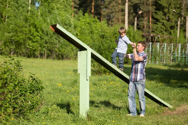 Père et fils — Photo