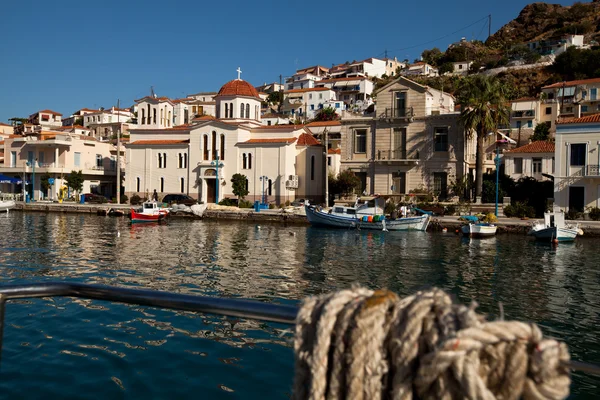 View of Hydra town — Stock Photo, Image
