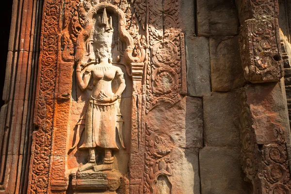 Apsaras - Khmerská kámen — Stock fotografie