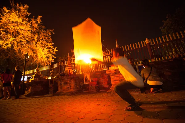 Chiangmai yılında yeni yıl kutlamaları — Stok fotoğraf