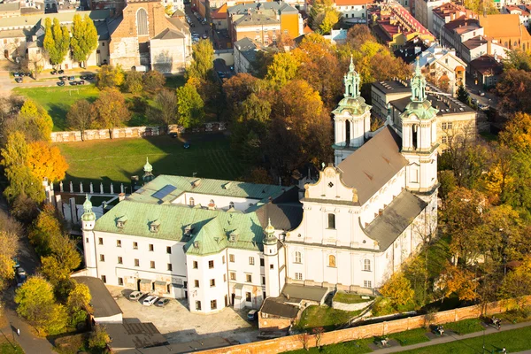 教会的圣斯坦尼斯劳斯主教在克拉科夫 — 图库照片