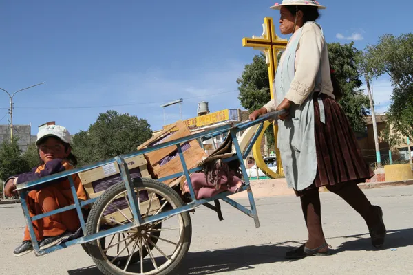 Center of city, Potosi, Bolivia. — Stock Photo, Image