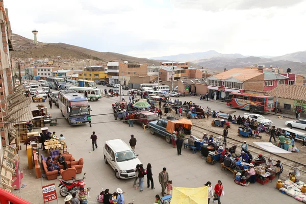 Center of city, Potosi, Bolivia. — Stock Photo, Image