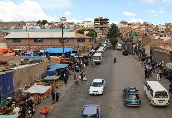 Center of city, Potosi, Bolivia. — Stock Photo, Image