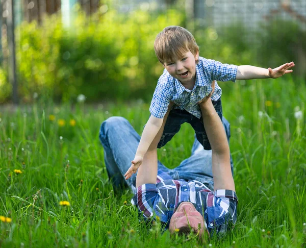 Pai com filho — Fotografia de Stock