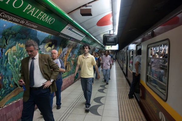 布宜诺斯艾利斯地铁 — 图库照片