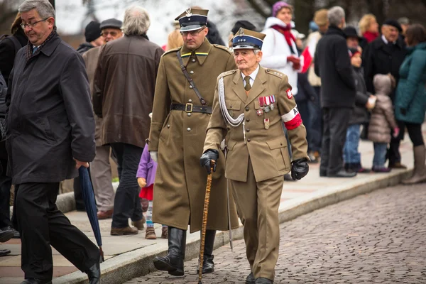 Nationale dag van de onafhankelijkheid een Republiek Polen — Stockfoto