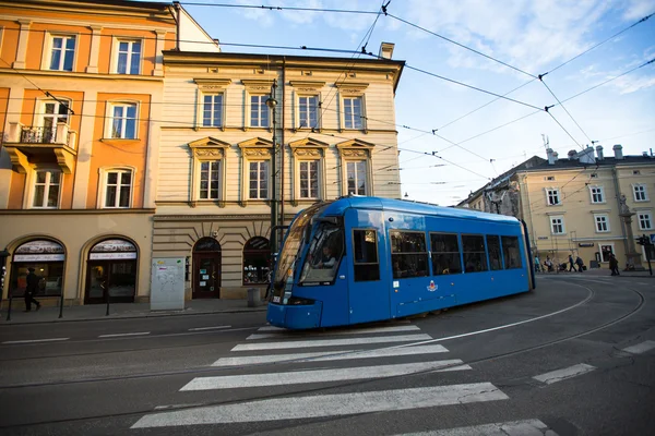 Merkezi Krakow sokak — Stok fotoğraf