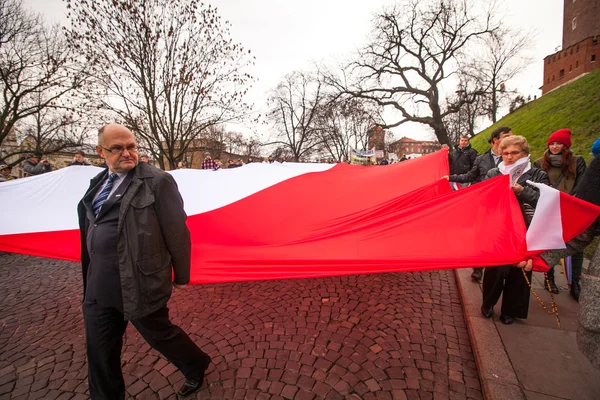 Jour de l'indépendance en Pologne — Photo