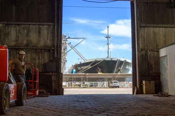 Port of Ingeniero White — Stock Photo, Image