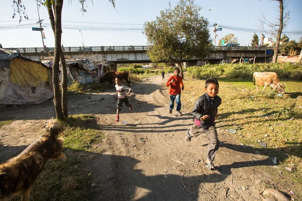 Maisons dans les bidonvilles — Photo