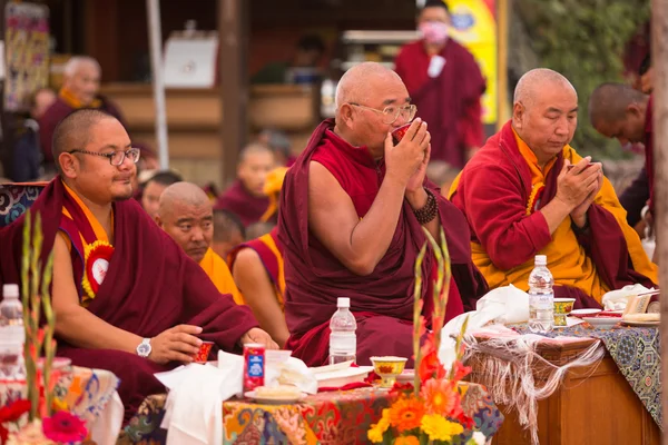 Buddhista szerzetesek — Stock Fotó
