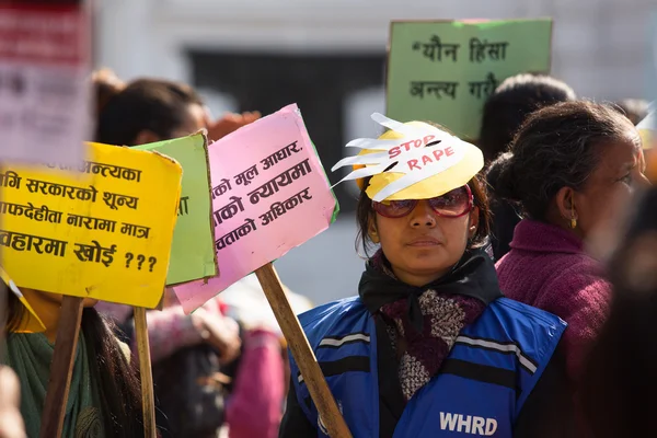 Participants protest — Stock Photo, Image