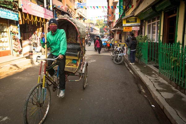 Nepalski Riksza — Zdjęcie stockowe