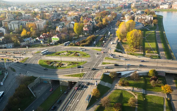 Districts in center of Krakow — Stock Photo, Image