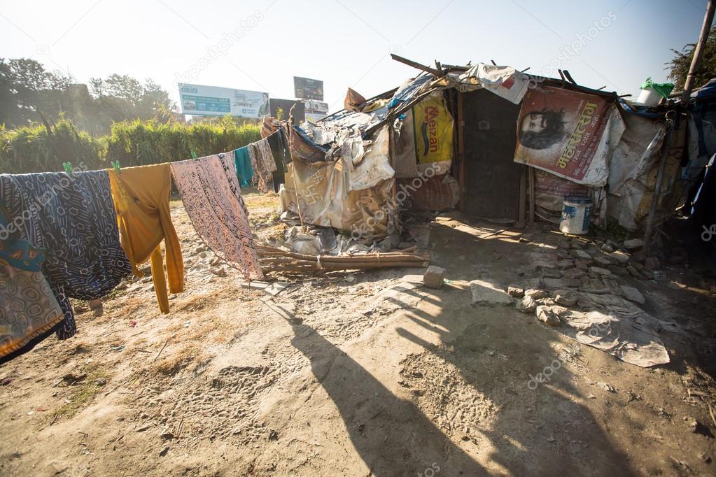 Illegal houses at slums