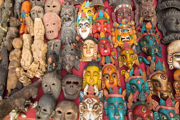 Indian God's Masks — Stock Photo, Image