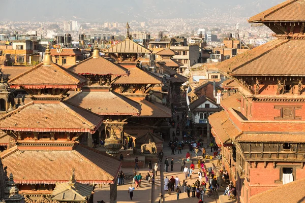 View of the Patan Durbar Square — Stock Photo, Image