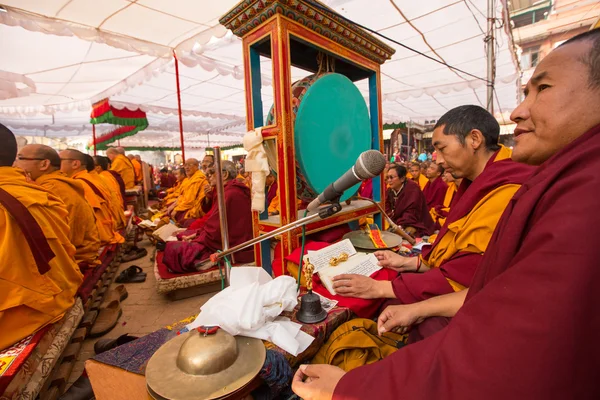 Buddhističtí mniši — Stock fotografie