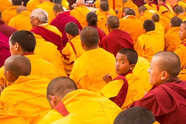 Buddhist monks — Stock Photo, Image