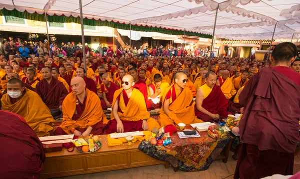 Buddhističtí mniši — Stock fotografie