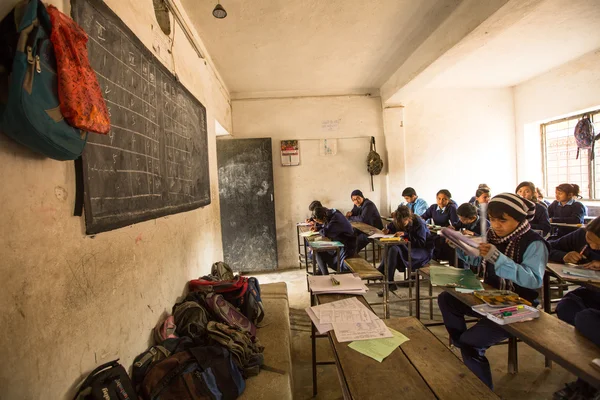 Children in the lesson — Stock Photo, Image