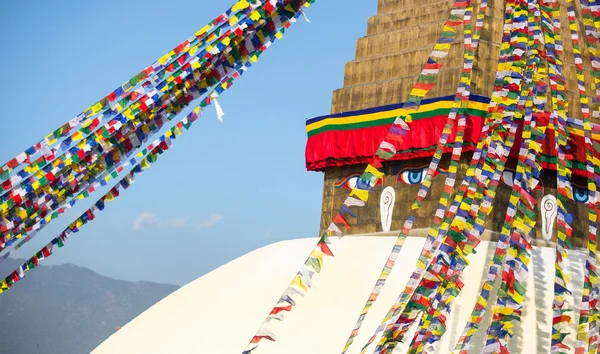 Bodhnath 仏舎利塔 — ストック写真