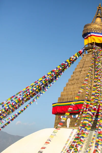 Bodhnath 仏舎利塔 — ストック写真