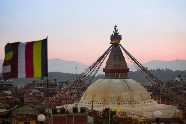 Bodhnath stupa — Stock fotografie