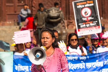kimliği belirsiz katılımcıları protesto bir kampanyanın içinde