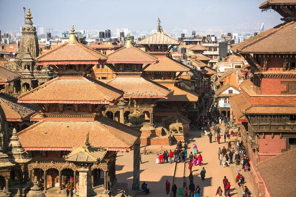 View of the Patan Durbar Square — Stock Photo, Image