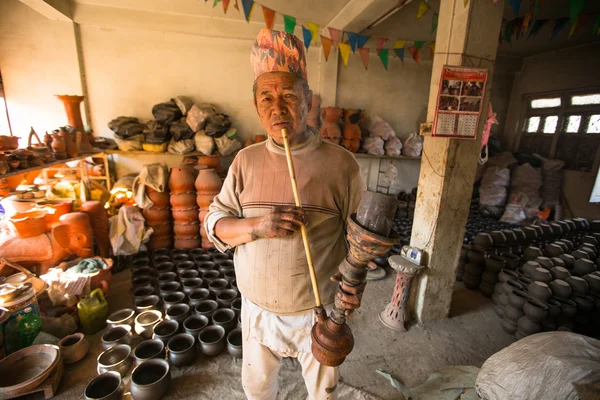 Unidentified Nepalese man — Stock Photo, Image