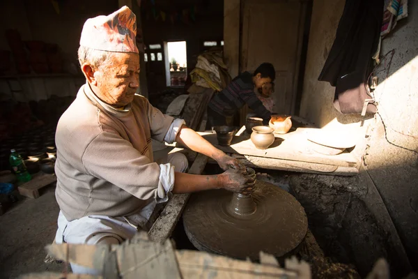 Niet-geïdentificeerde nepalese man — Stockfoto