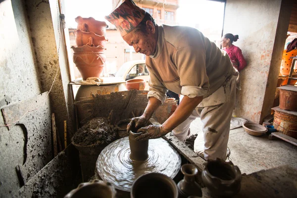 Niet-geïdentificeerde nepalese man — Stockfoto