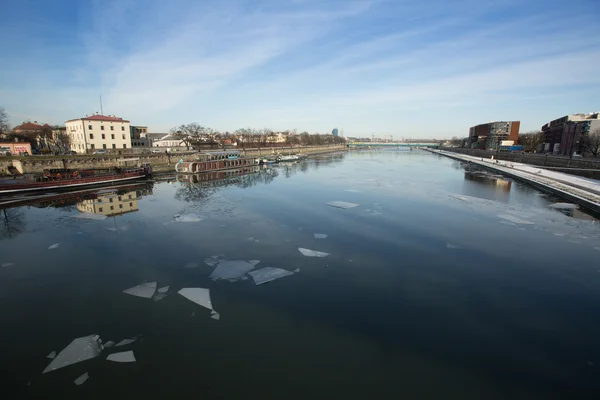 Polonya 'daki Vistula Nehri, — Stok fotoğraf