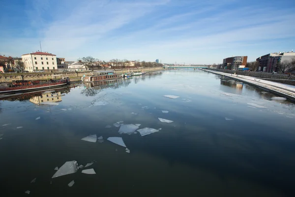 Polonya 'daki Vistula Nehri, — Stok fotoğraf