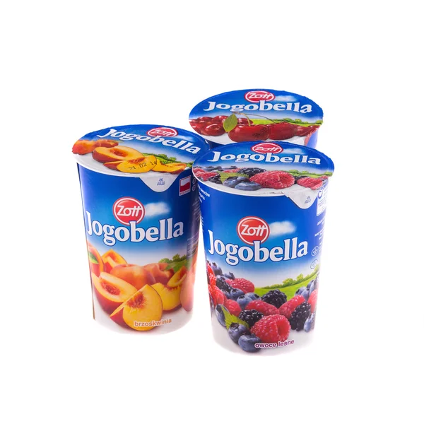 Jogurty jogobella — Zdjęcie stockowe