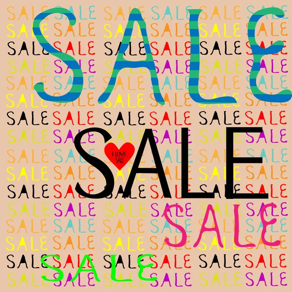 Banner with SALE text — Stock Vector