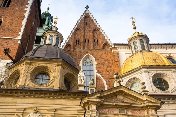 Wawel katedrála v historickém centru, Polsko — Stock fotografie