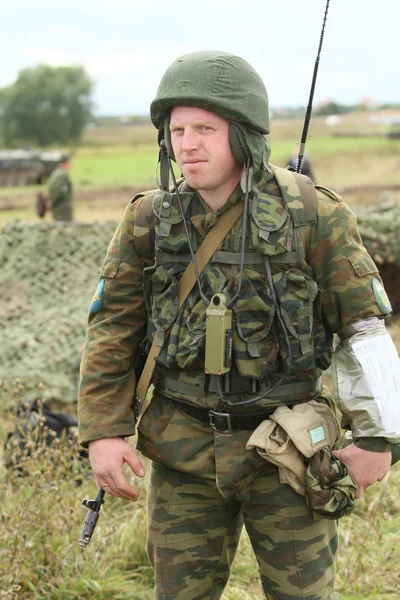 During Command post exercises — Stock Photo, Image