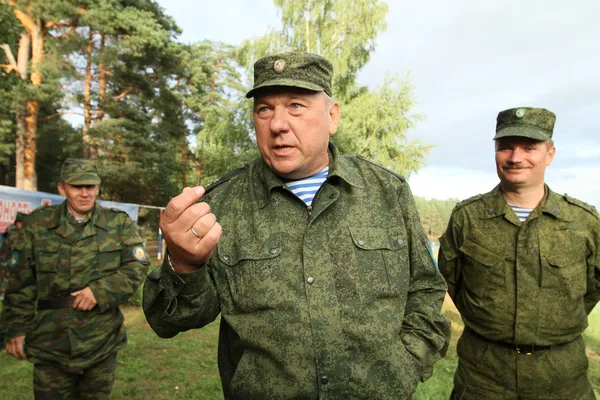 Vladimir Shamanov Comandante —  Fotos de Stock