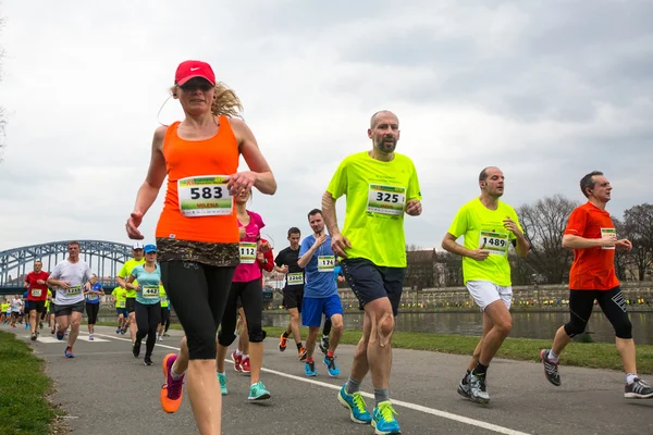 Maratona Internacional de Cracóvia . — Fotografia de Stock