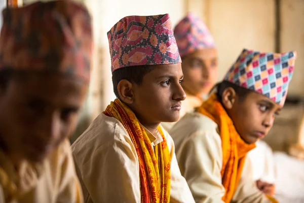 Niños en la escuela Nepal —  Fotos de Stock