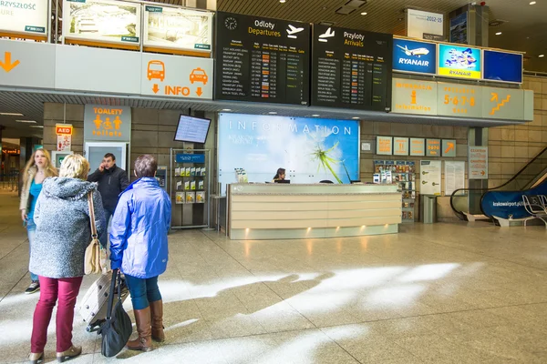 Krakkó-balice Airport — Stock Fotó