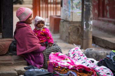 nepal sokak satıcısı