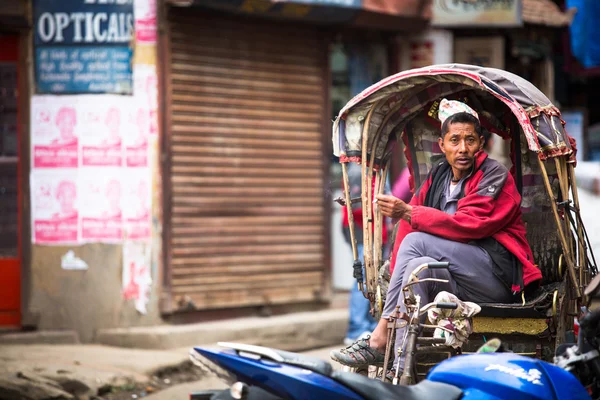 Nepali rickshaw — Stock Photo, Image