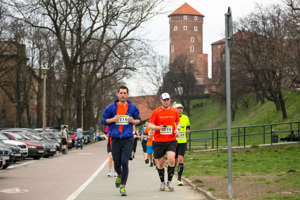 Krakow international Marathon — Stock Photo, Image