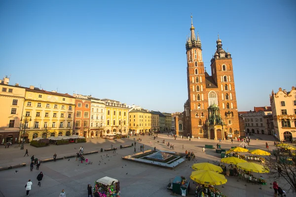 Blick auf den Hauptplatz — Stockfoto